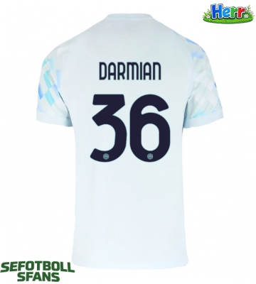 Inter Milan Matteo Darmian #36 Bortatröja 2025-26 Kortärmad